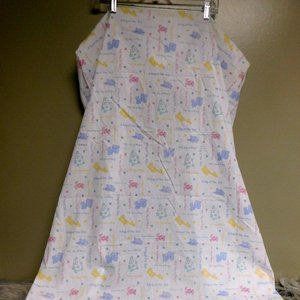 Lot of 3 VTG Baby Looney Tunes A Day At‎ the Zoo Fitted Crib Sheet